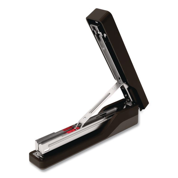 Desktop Plastic Full Strip Stapler, 20-Sheet Capacity, Black
