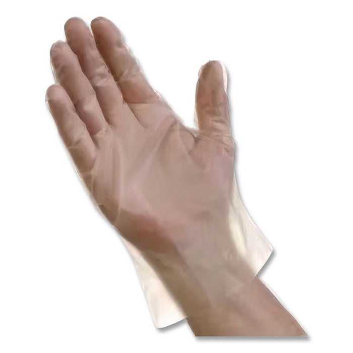 EconoFit Plus Polyethylene Gloves, Powder-Free, Large, Clear, 200/Box, 10 Boxes/Carton