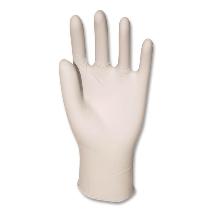 L5101 Series Lightly Powdered Latex Gloves, Medium, 4 mil Thick, 9" Long, Cream, 100/Box