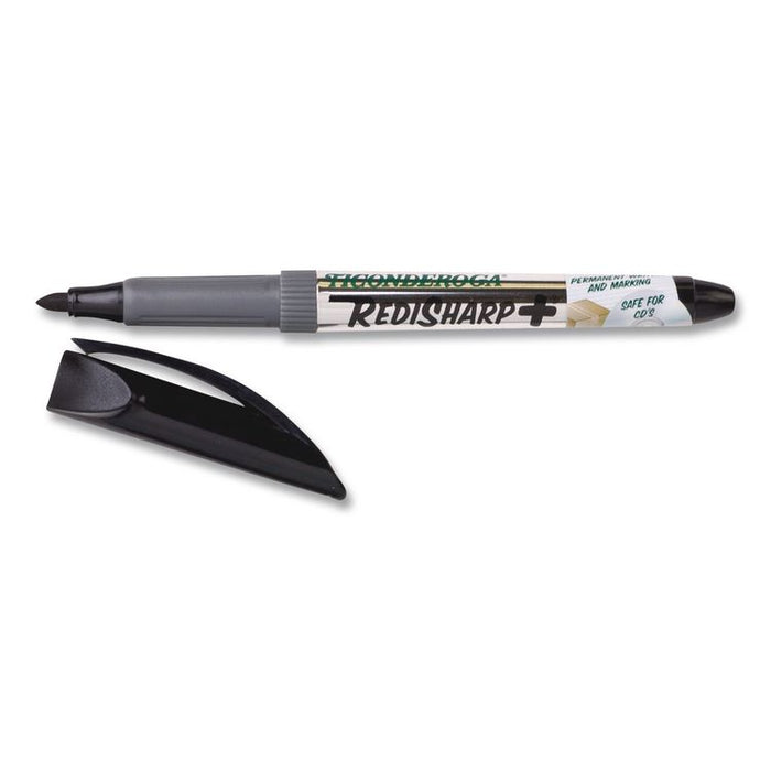 RediSharp+ Permanent Markers, Fine Tip, Black