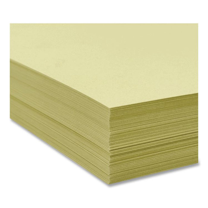 Colors 30% Recycled Multipurpose Color Paper, 20 lb Bond Weight, 8.5 x 14, Canary, 500 Sheets/Ream, 10 Reams/Carton