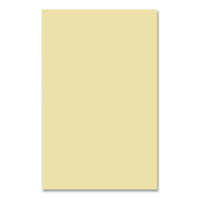 Colors 30% Recycled Multipurpose Color Paper, 20 lb Bond Weight, 8.5 x 14, Canary, 500 Sheets/Ream, 10 Reams/Carton