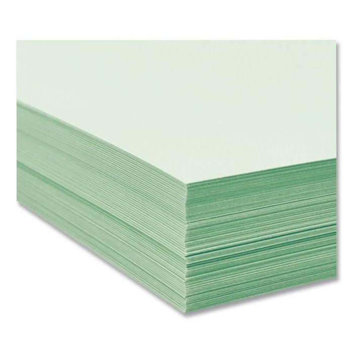 Colors 30% Recycled Multipurpose Color Paper, 20 lb Bond Weight, 11 x 17, Green, 500 Sheets/Ream, 5 Reams/Carton
