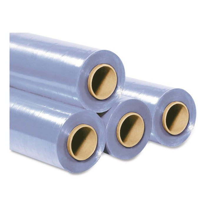 Polyethene Stretch, 17.25" x 1,500 ft, 28-Gauge, Clear, 4 Rolls/Carton