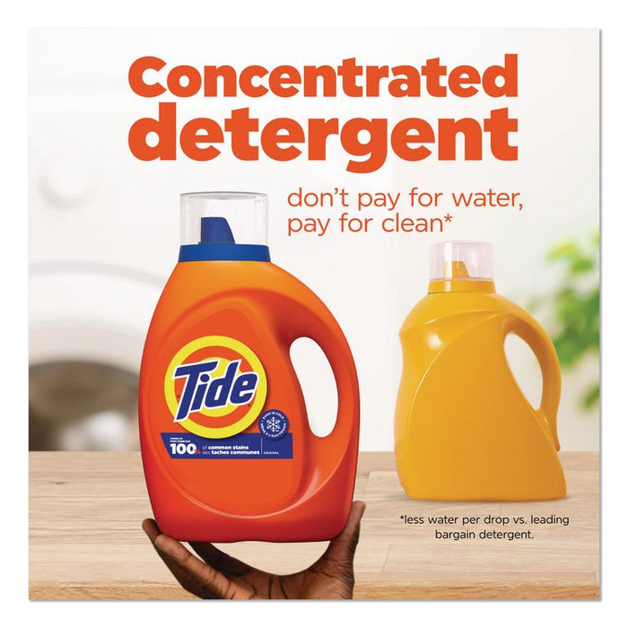 HE Liquid Laundry Detergent, Tide Original Scent, 10 oz Bottle, 12/Carton