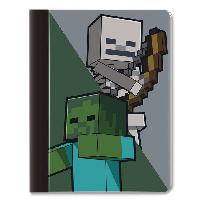Licensed Composition Book, Minecraft, Wide/Legal Rule, Multicolor Cover, (100) 9.75 x 7.5 Sheets