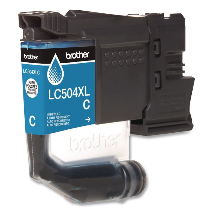 LC504 INKvestment, High-Yield Ink, 1,000 Page-Yield, Cyan