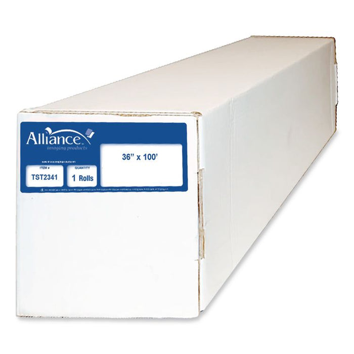 Professional Photo Paper Roll, 8 mil, 36" x 100 ft, Glossy White