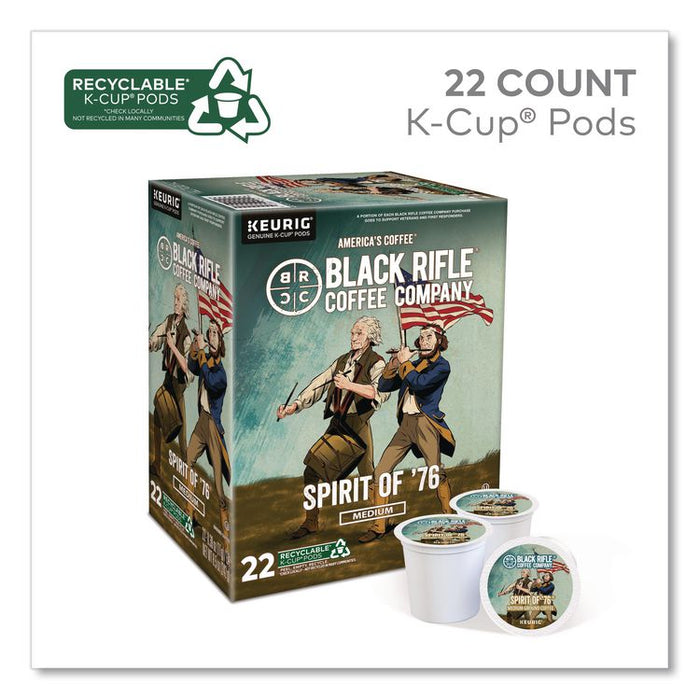 Spirit of '76 Coffee K-Cups, 22/Box, 4 Boxes/Carton