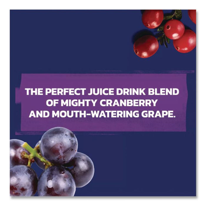 Cran-Grape Juice, 15.2 oz Bottle, 12/Carton