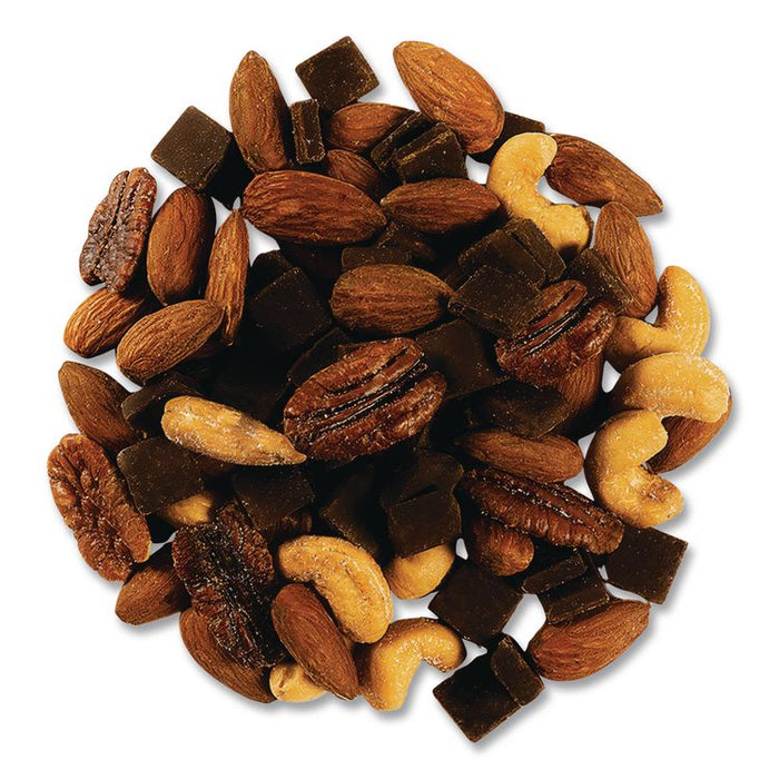 Deluxe Mixed Nut Medley, Dark Chocolate , 1.75 oz Bag, 12/Box