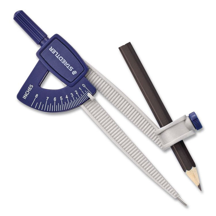 Student Compass, 8.5" Maximum Diameter, Plastic, Blue