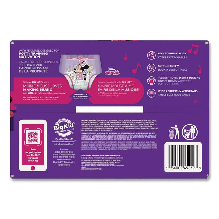 Pull Ups Learning Designs Potty Training Pants for Girls, Size 6, 4T-5T, 38 lbs to 50 lbs, 74/Carton