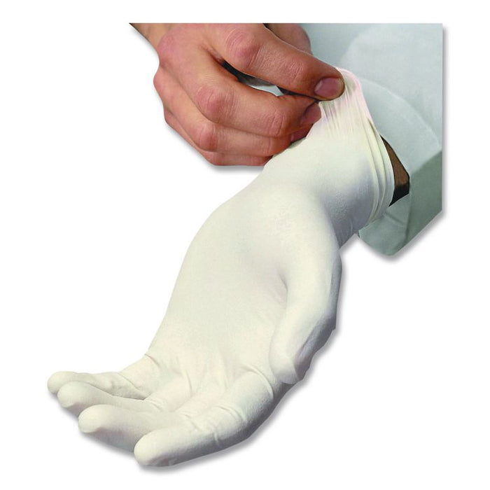 L5101 Series Powdered Latex Gloves, Large, 4 mil Thick, 9" Long, Cream, 100/Box, 10 Boxes/Carton