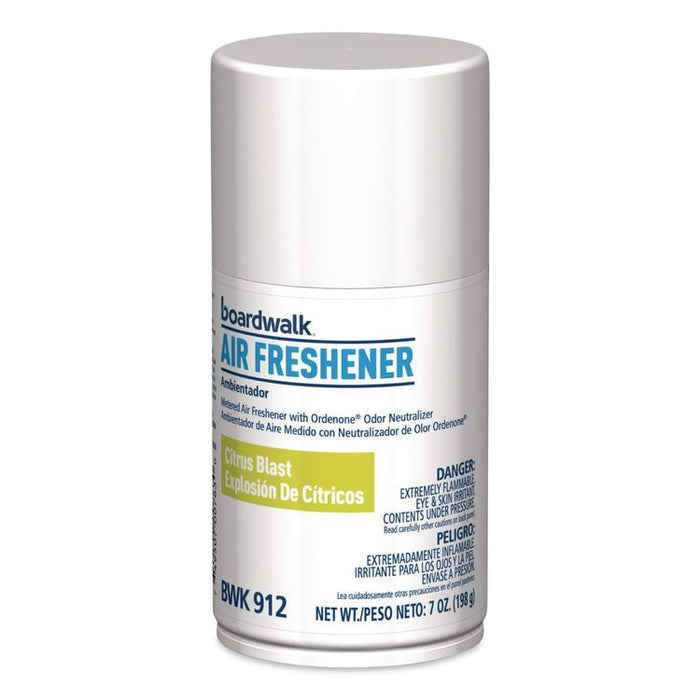 Metered Air Freshener Refill, Citrus, 7 oz Aerosol Can, 6/Carton
