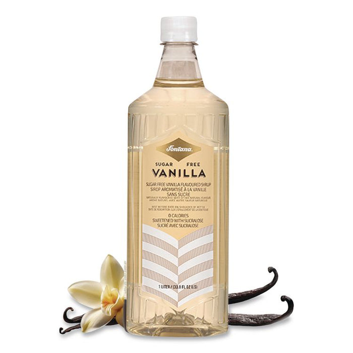 Flavored Coffee Syrup, Sugar Free Vanilla, 1 L Bottle