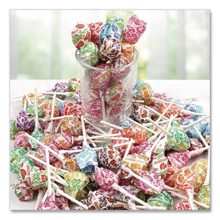 Dum-Dum-Pops, Assorted Flavors, Individually Wrapped, Bulk 30 lb Carton