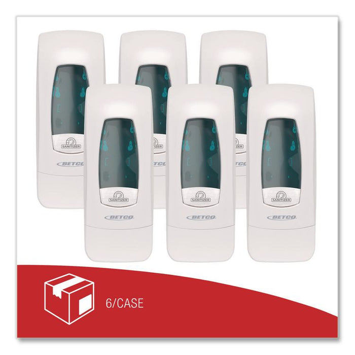 Clario C3 Manual Gel Lotion Dispenser, 5.08 x 4 x 12.1, White, 6/Carton