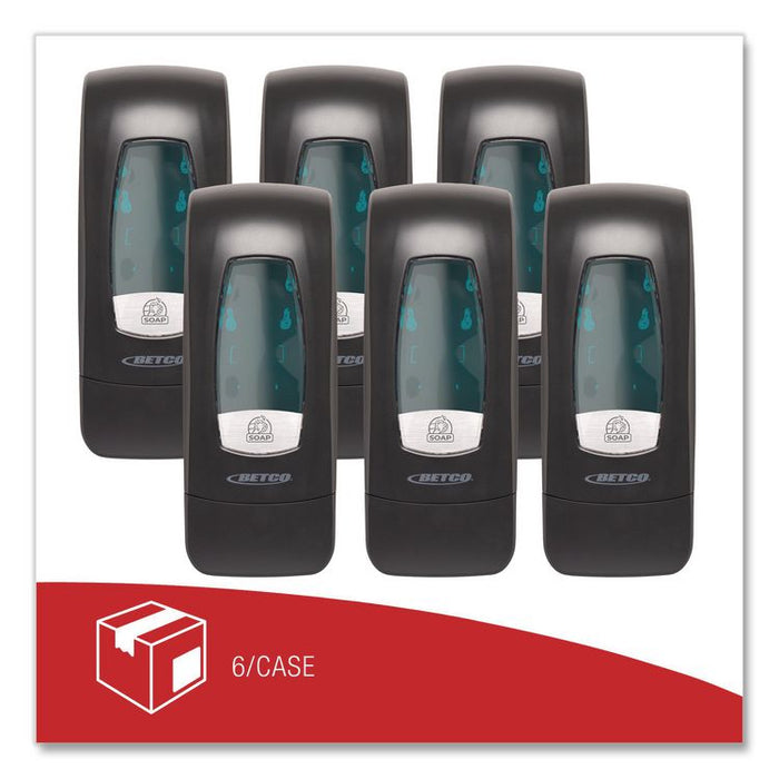 Clario C3 Manual Foam Soap Dispenser, 5.08 x 4, x 12.1, Black, 6/Carton