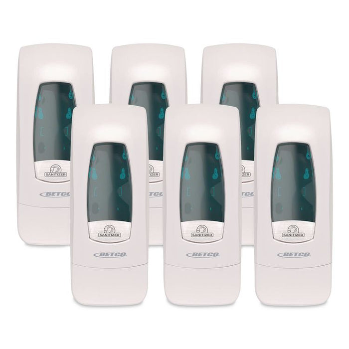 Clario C3 Manual Gel Lotion Dispenser, 5.08 x 4 x 12.1, White, 6/Carton