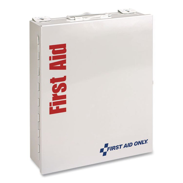 SmartCompliance First Aid Cabinet Without Medication, 112 Pieces, Metal Case