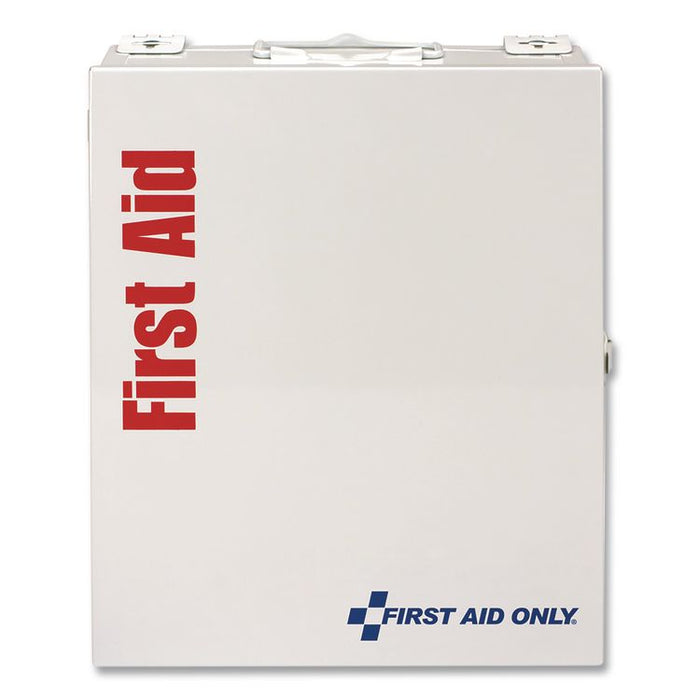 SmartCompliance First Aid Cabinet Without Medication, 112 Pieces, Metal Case