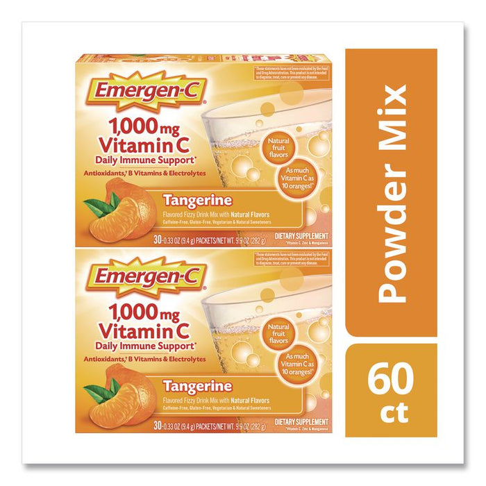 Vitamin C Drink Mix, 1,000 mg Vitamin C, Tangerine, 60/Pack