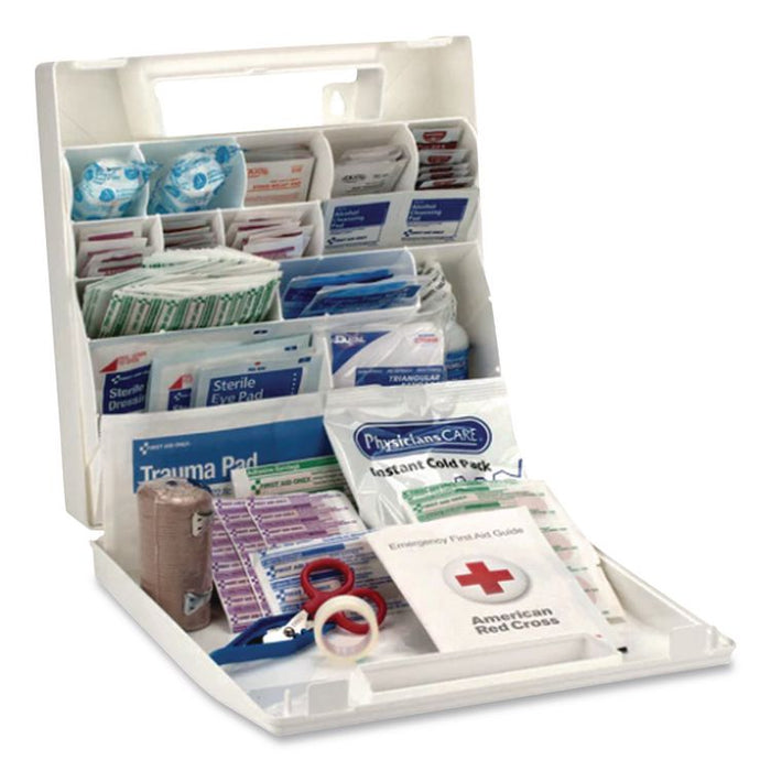 Plastic First Aid Kit for 50 People, 196 Pieces, Plastic Case