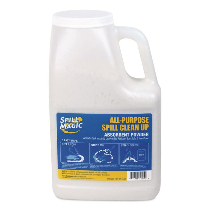 Non-Toxic Spill Pick-Up, 3 lbs Bottle, 6/Carton