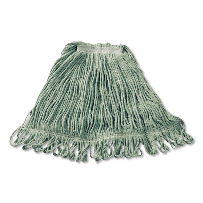 Super Stitch Blend Mop, Green Headband, Cotton/Synthetic, Medium, Green