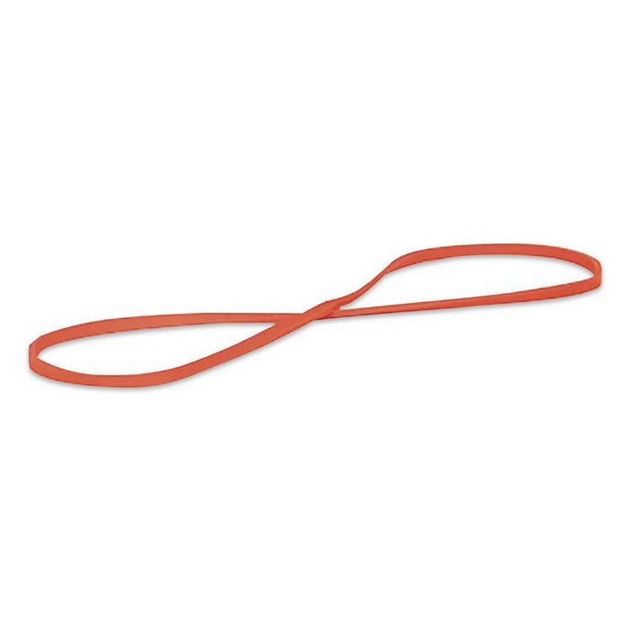Non-Latex Rubber Bands, Size 19, 0.04" Gauge, Orange, 1 lb Box, 1,440/Box