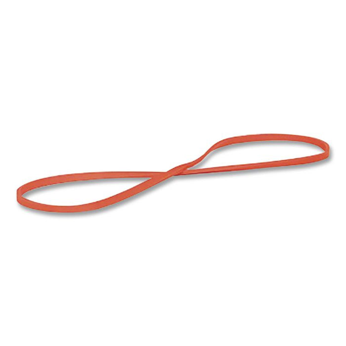 Non-Latex Rubber Bands, Assorted Sizes, Orange, 125/Pack