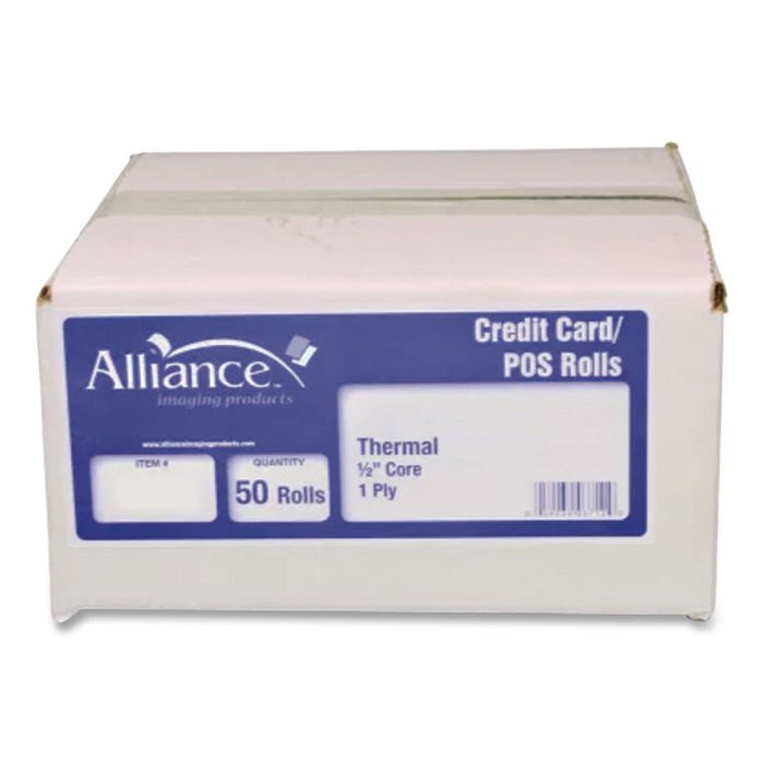 Phenol-Free Thermal POS Paper Rolls, 2.25" x 85 ft, White, 50 Rolls/Carton