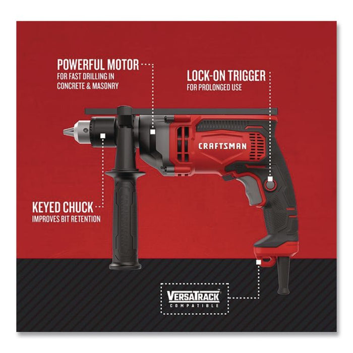 7 Amp 1/2" Corded Hammer Drill (Reconditioned)
