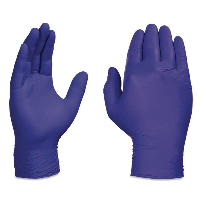 Nitrile Exam Gloves, Powder-Free, Large, 3 mil Thick, Indigo, 100/Box
