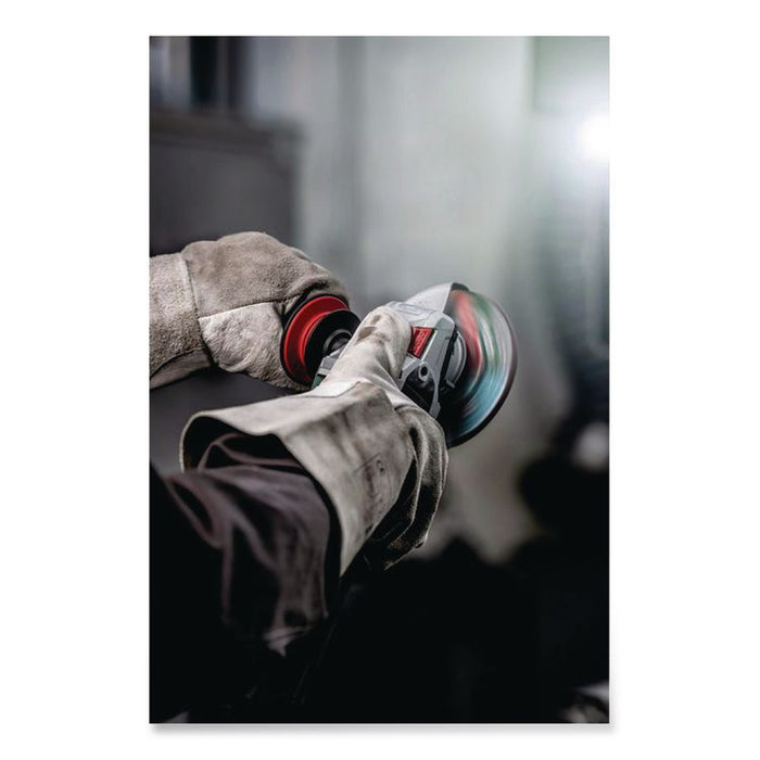 WEP 19-150 Q M-Brush Angle Grinder, 6" Wheel, 9,600 RPM, 14.5 A