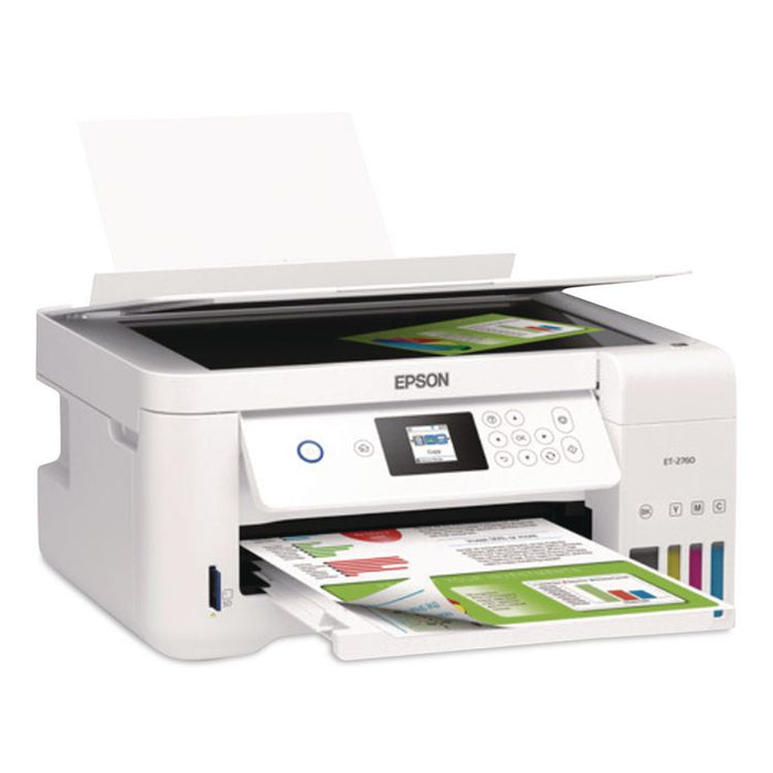 EcoTank ET-2760 All-in-One Cartridge-Free Supertank Printer, Copy/Print/Scan