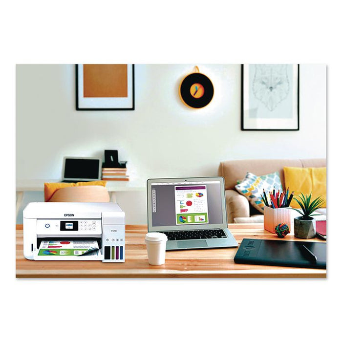EcoTank ET-2760 All-in-One Cartridge-Free Supertank Printer, Copy/Print/Scan