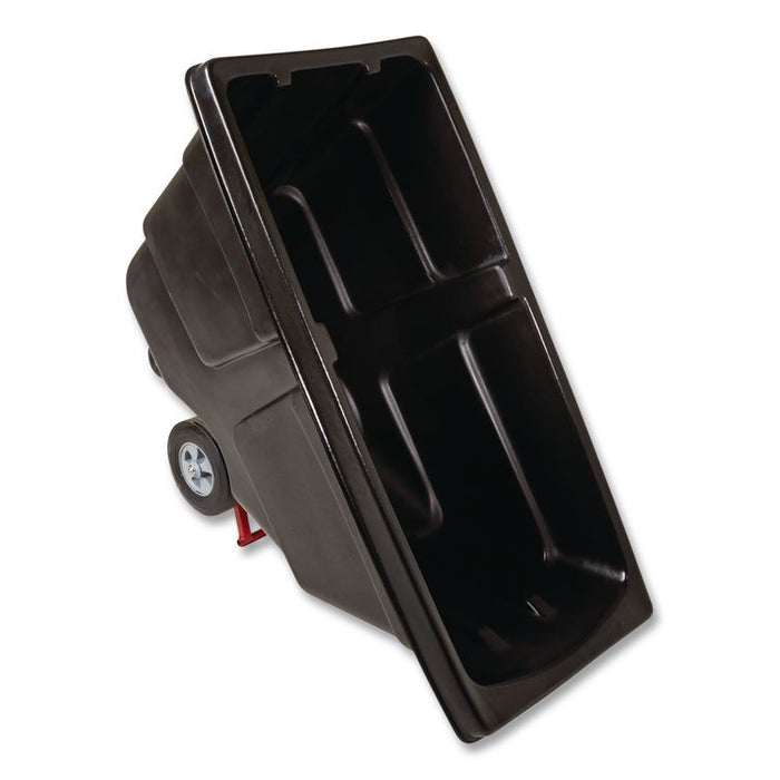 0.5 cu yd BRUTE Rotomolded Tilt Truck, 450 lb Capacity, Black