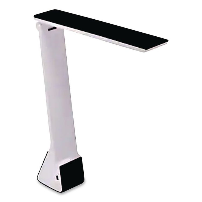 Konnect Rechargeable Folding LED Desk Lamp, 2.52w x 2.13d x 11.02h, Gray/Black