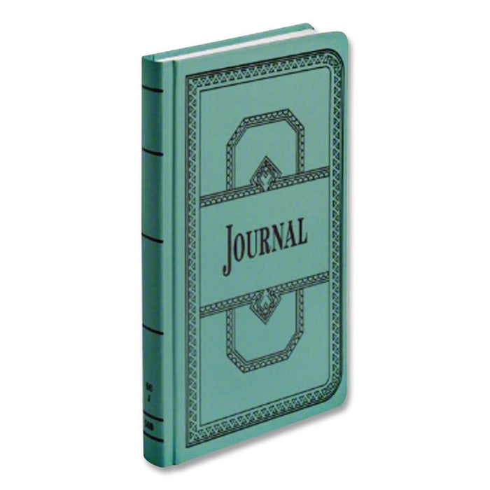 Account Journal, Journal-Style Rule, Blue Cover, 11.75 x 7.25 Sheets, 150 Sheets/Book