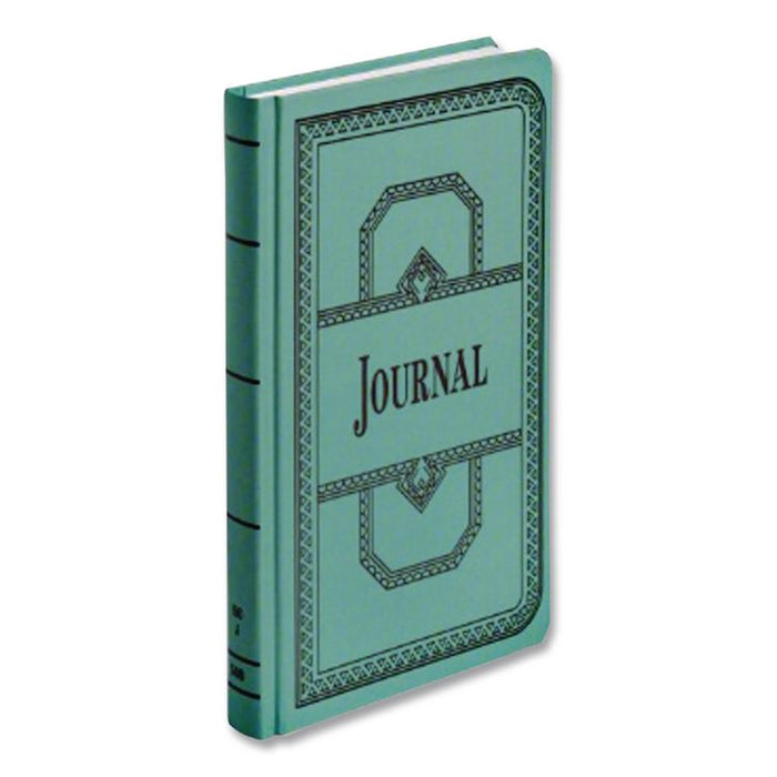 Account Journal, Journal-Style Rule, Blue Cover, 11.75 x 7.25 Sheets, 300 Sheets/Book