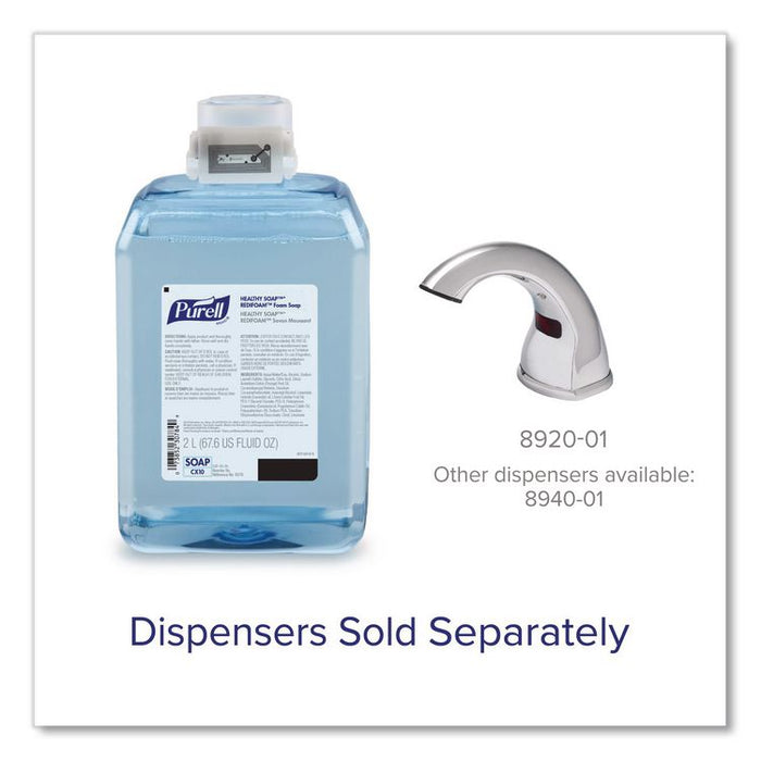HEALTHY SOAP REDIFOAM Fragrance-Free Foam Soap, 2,000 mL Refill, 2/Carton