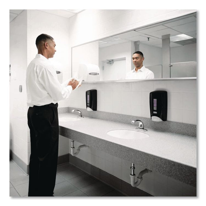 Flex Soap/Lotion/Sanitizer Dispenser, 1,300 mL, 5.62 x 3.5 x 11.62, Black, 10/Carton
