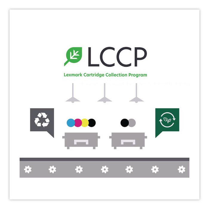 C331HC0 Return Program High-Yield Toner, 2,500 Page-Yield, Cyan