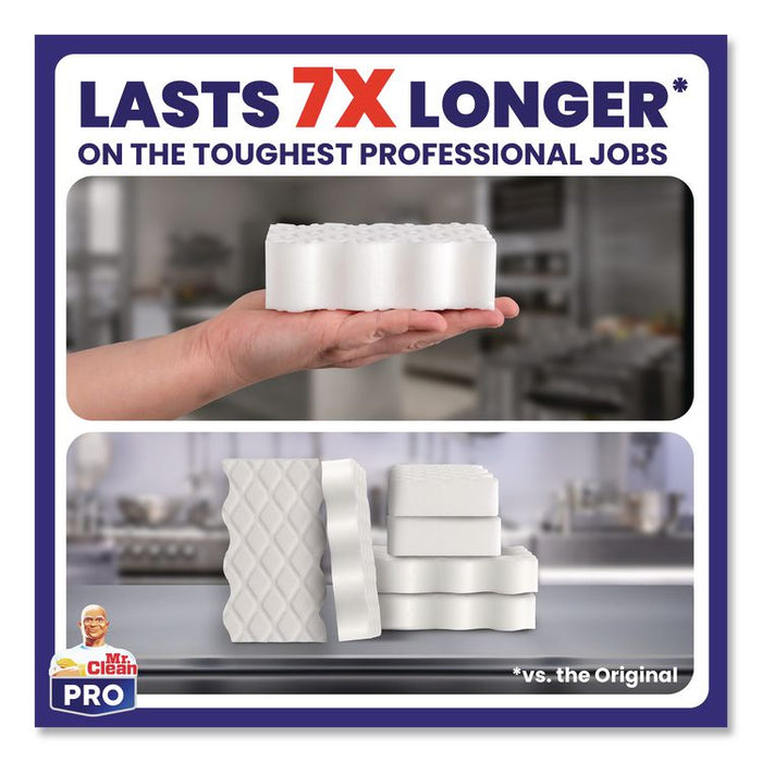 Magic Eraser Ultra Pro Multi-Purpose Cleaner, 4.72 x 1.38, 2.56" Thick, White, 26/Carton