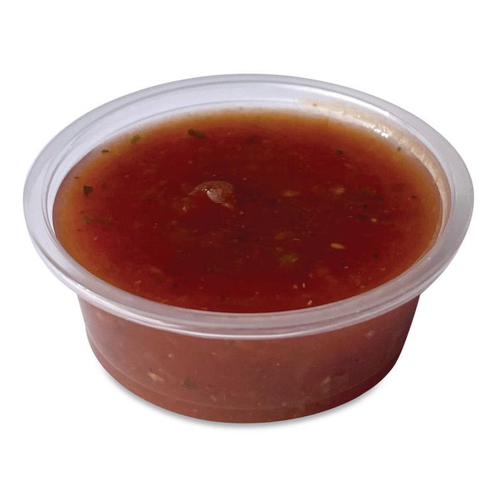 Portion Cups, 1.5 oz, Clear, 100/Pack, 25 Packs/Carton