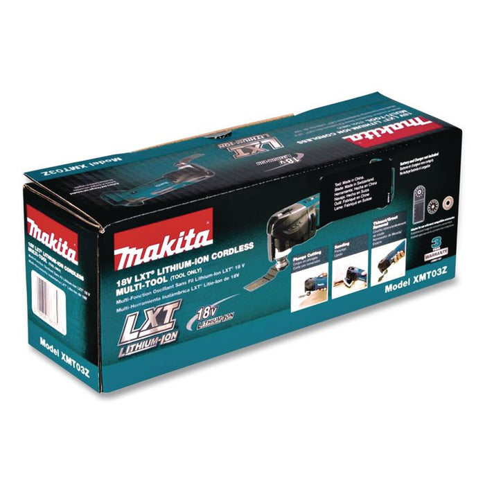 LXT 18V Cordless Lithium-Ion Multi-Tool (Bare Tool), Variable Speed, 6,000 to 20,000 OPM, With Plunge Cut Blade, 2 Adapters