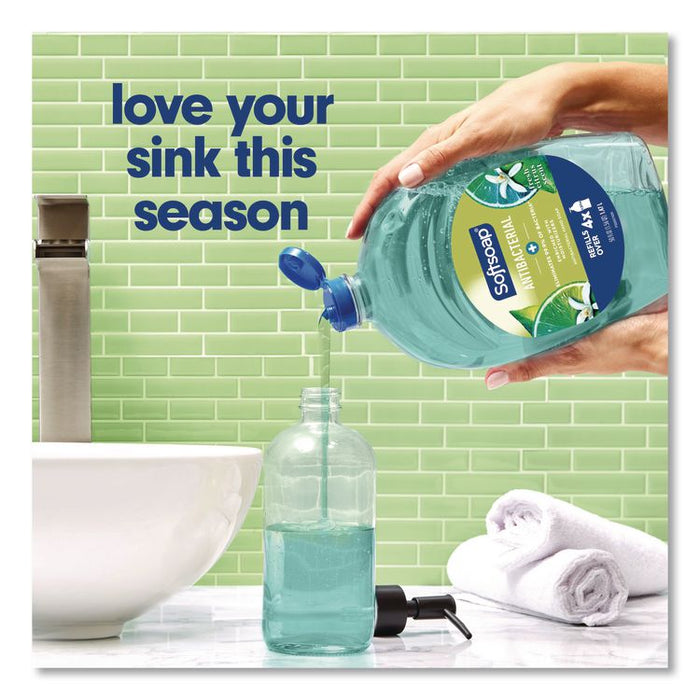 Antibacterial Liquid Hand Soap Refill, Fresh Scent, Green, 50 oz
