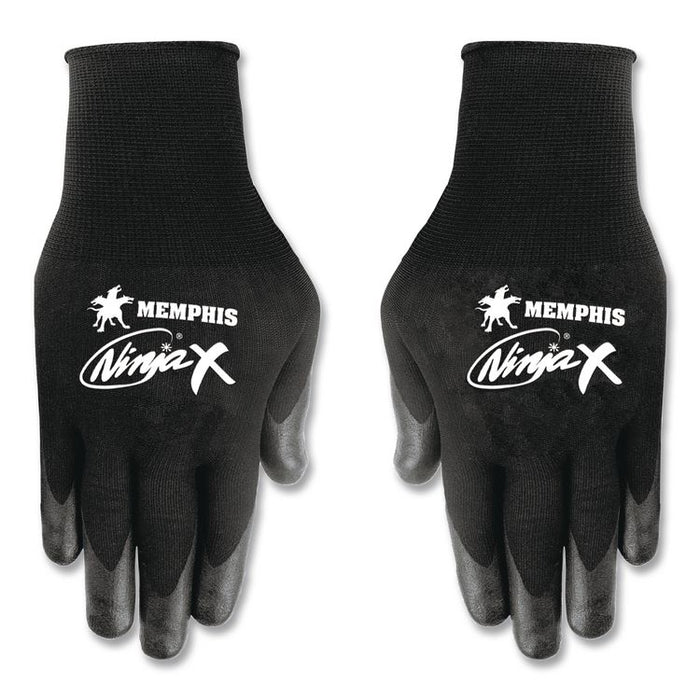 Ninja X Gloves, EN388: 412X, Large, Black, Pair